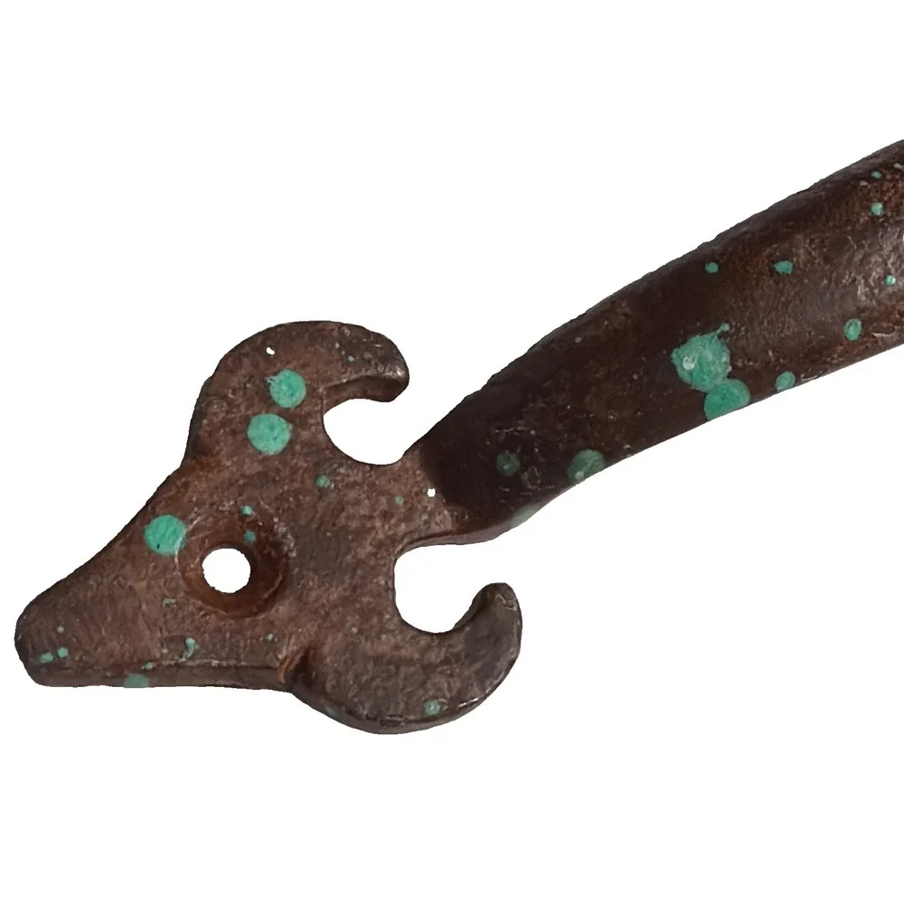 New Hobby Lobby Brown/teal Rustic Look Drawer Pull Handle 7in